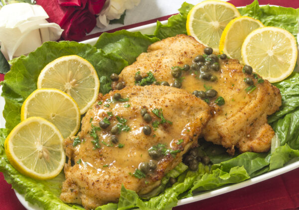 Chicken Piccata with Lemon Infused Olive Oil Recipe