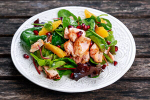 Dijon Mustard, Balsamic, Blood Orange Olive Oil and Roasted Turkey Breast Salad Recipe
