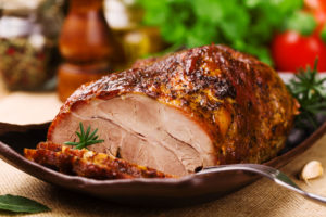 Herb Roasted Pork Loin with Italiano Dipping Oil  Recipe