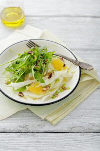 Fennel and Pistachio with Lemon Olive Oil  Salad Recipe