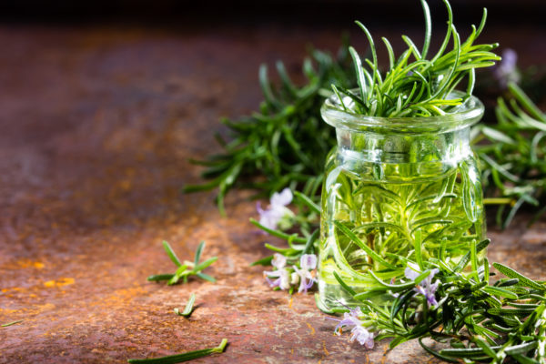 Infused Extra Virgin Olive Oil | <b>Rosemary / Basil - Organic</b> | 5 Gallon / 19 Liter