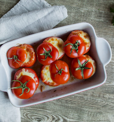 Rosemary Olive Oil Stuffed Tomatoes Recipe