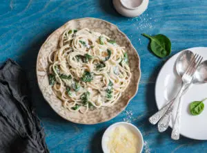 Fresh Basil Cannellini Beans and Lemon Olive Oil Spaghetti Recipe