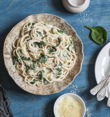 Fresh Basil Cannellini Beans and Lemon Olive Oil Spaghetti Recipe