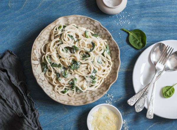 Fresh Basil Cannellini Beans and Lemon Olive Oil Spaghetti Recipe