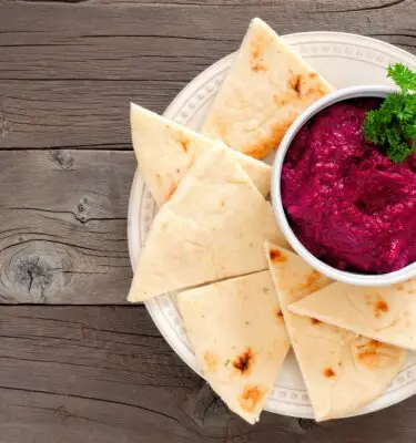 Beet Hummus with Lemon Oil Recipe