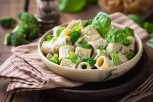Penna With Broccoli and Garlic Olive Recipe