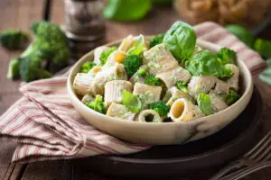 Penna With Broccoli and Garlic Olive Recipe