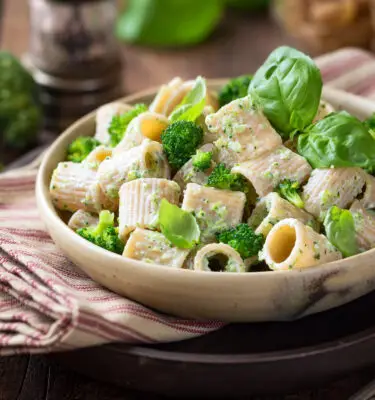 Penna With Broccoli and Garlic Olive Recipe