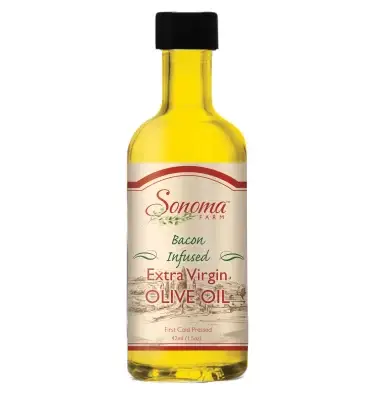 Virgin Olive Oil - Smokey Bacon Flavor Infused - Sample - 1.5oz