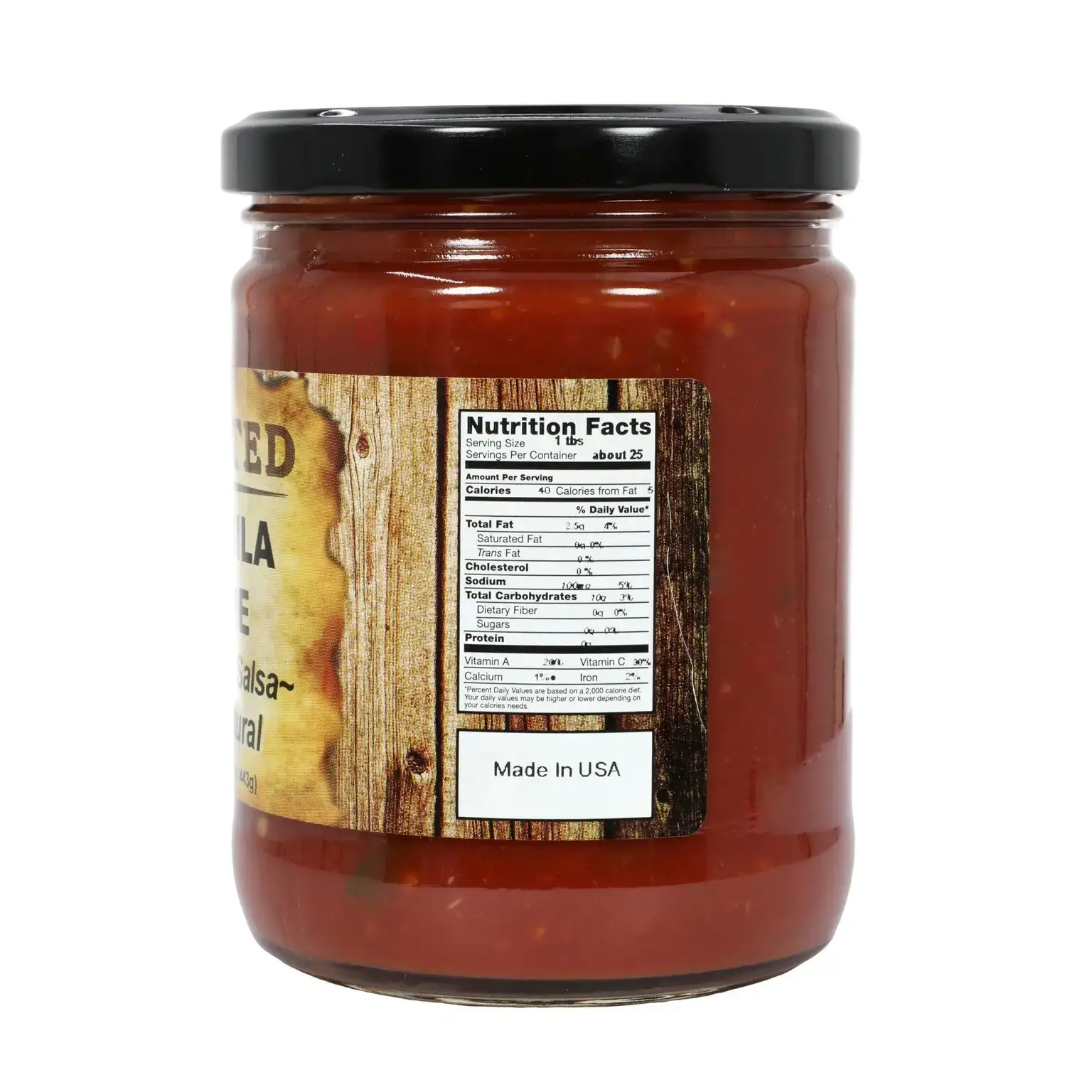 Medium Hot Tequila Lime Salsa 16oz/443g