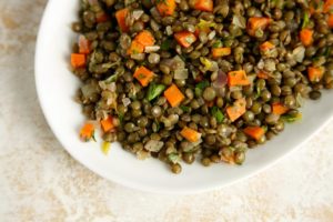 Garlic Olive Oil Lentil Salad Recipe