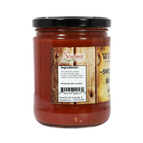 Mild Sweet Peach Salsa 16oz/44g
