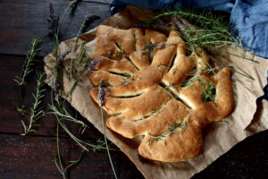 Fougasse With Bacon and Onions Recipe