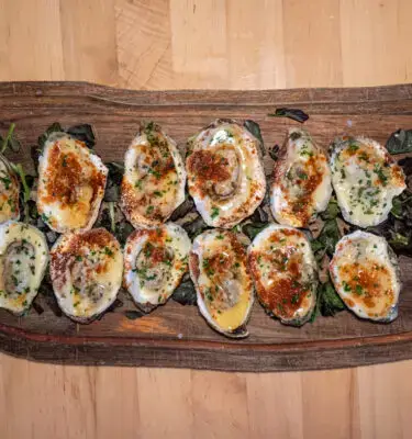 Grilled Oysters with Garlic Oil Butter Recipe