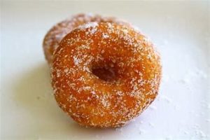 Sweet Potato Doughnuts Cooked In Grape Seed Oil