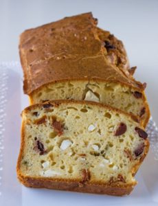 Extra Virgin Olive Oil Feta Cake with Black Olives