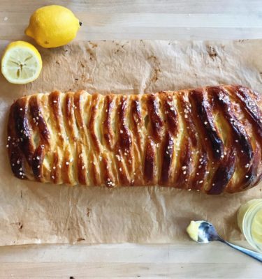 Braided Lemon Olive Oil Bread Recipe