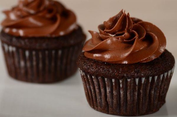 Eggless Blood Orange Olive Oil Chocolate Cupcakes Recipe