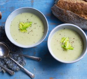 Garlic Olive Oil Cream of Celery Soup Recipe