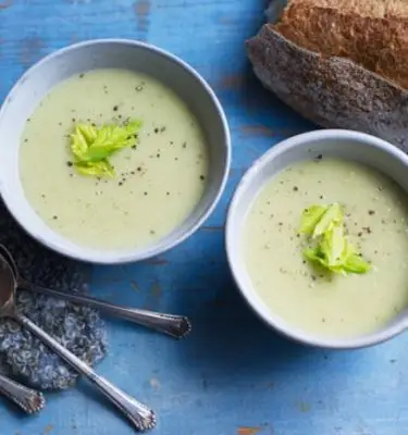 Garlic Olive Oil Cream of Celery Soup Recipe