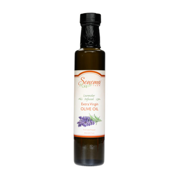 Flavor Infused Extra Virgin Olive Oil - Lavender - 250mL - Front