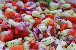 Shirazi Salad Extra Virgin Olive Oil Recipe