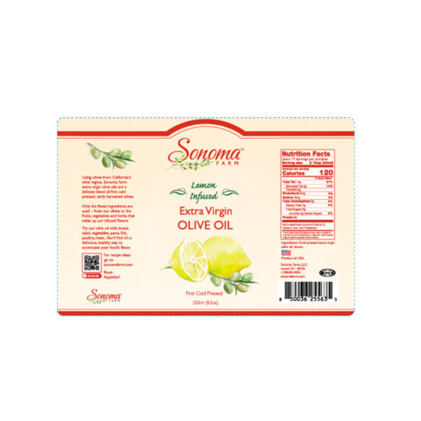 Infused Extra Virgin Olive Oil | <b>Lemon</b> | All Sizes