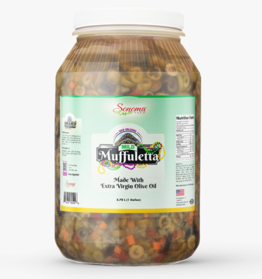 Muffuletta | <b>Mild</b> | Made With Extra Virgin Olive Oil | 1 Gallon/128oz | Food Service