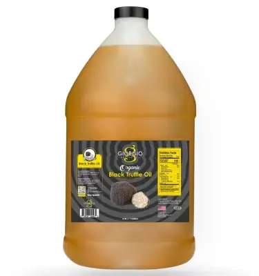 Giorgio Truffle Oil - Black - Organic - 1 Gallon - Front
