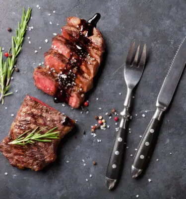 Easy Gormet BBQ Steak with Balsamic Glaze Recipe