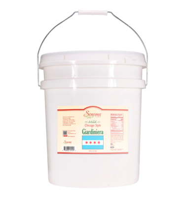 Giardiniera | Chicago Style | <b>Mild</b> | Food Service | 5 Gallon/640oz