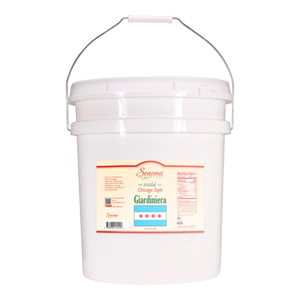 Giardiniera | Chicago Style | <b>Mild</b> | Food Service | 5 Gallon/640oz