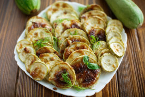 Garlic Extra Virgin Olive Oil And Malt Vinegar Zucchini Chips Recipe