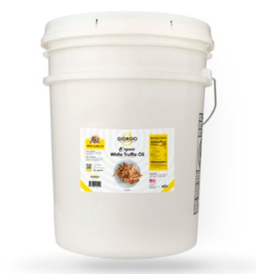 Truffle Infused Olive Oil | White Truffle | <b>Organic</b> | 5 Gallon / 19 Liters