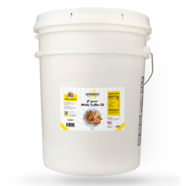 Truffle Infused Olive Oil | White Truffle | <b>Organic</b> | 5 Gallon / 19 Liters