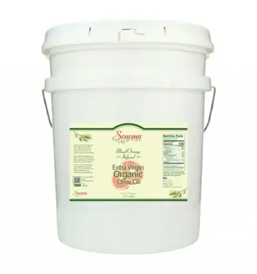 Organic Blood Orange infused extra virgin olive oil - 5 gallon pail