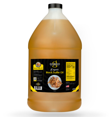 Truffle Infused Olive Oil | Black Truffle | <b>Organic</b> | 1 Gallon / 128oz
