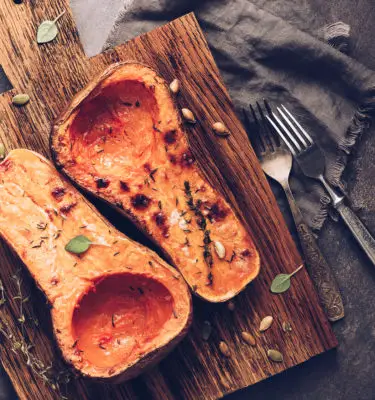 Roasted Butternut Squash with Sage and Black Truffle Oil Recipe