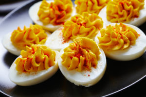 Black Truffle Oil Deviled Eggs Recipe