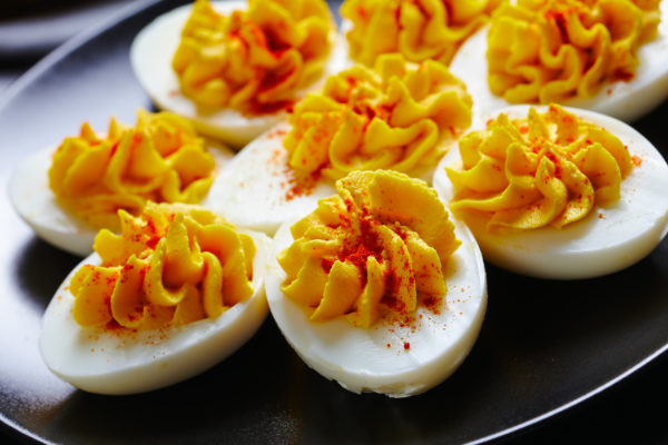 Black Truffle Oil Deviled Eggs Recipe