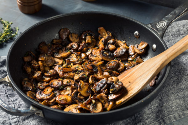 Sautéed Truffle Oil Cremini Mushrooms Recipe