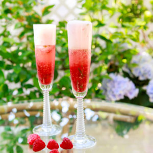 Balsamic Raspberry Prosecco Cocktail Recipe