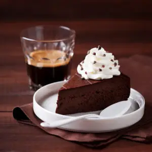 Chocolate Blood Orange Olive Oil Cake with Greek Yogurt Whip Topping Recipe