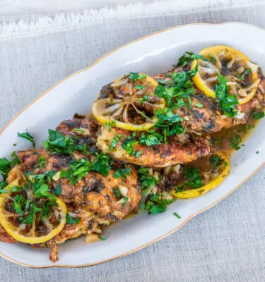Lemon Garlic Olive Chicken Recipe
