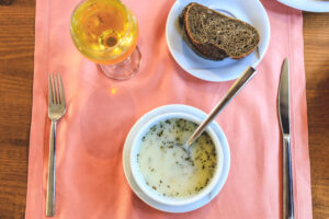 Creamy White Bean Soup with Dipping Oil Recipe