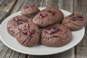 Dark Cherry Balsamic Chocolate Cookie Recipe