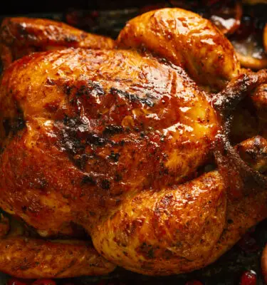 Oven Roasted Chicken with Blood Orange Olive Recipe