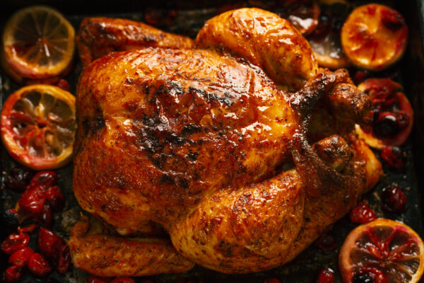 Oven Roasted Chicken with Blood Orange Olive Recipe