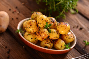 Greek Lemon Potatoes with Garlic Olive Oil Recipe